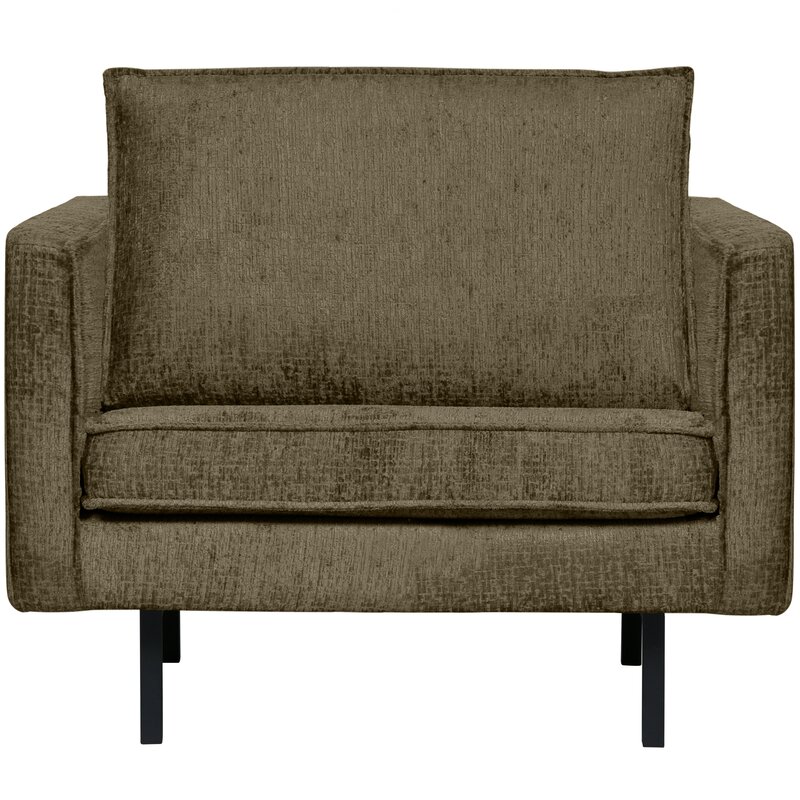 WOOOD-collectie Rodeo Fauteuil Structure Velvet Bonsai