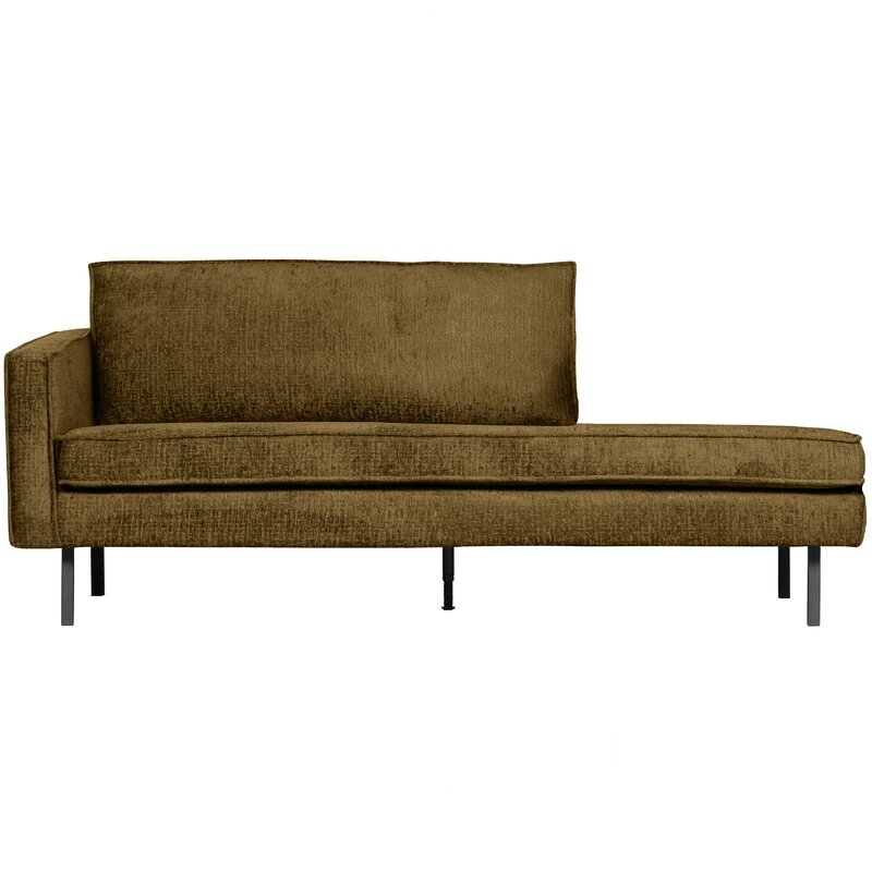 WOOOD-collectie Rodeo Daybed Left Structure Velvet Brass