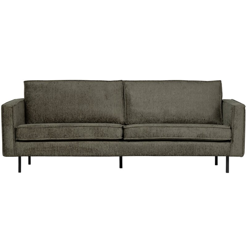 WOOOD-collectie Rodeo Bank 2,5-Zits Structure Velvet Frost
