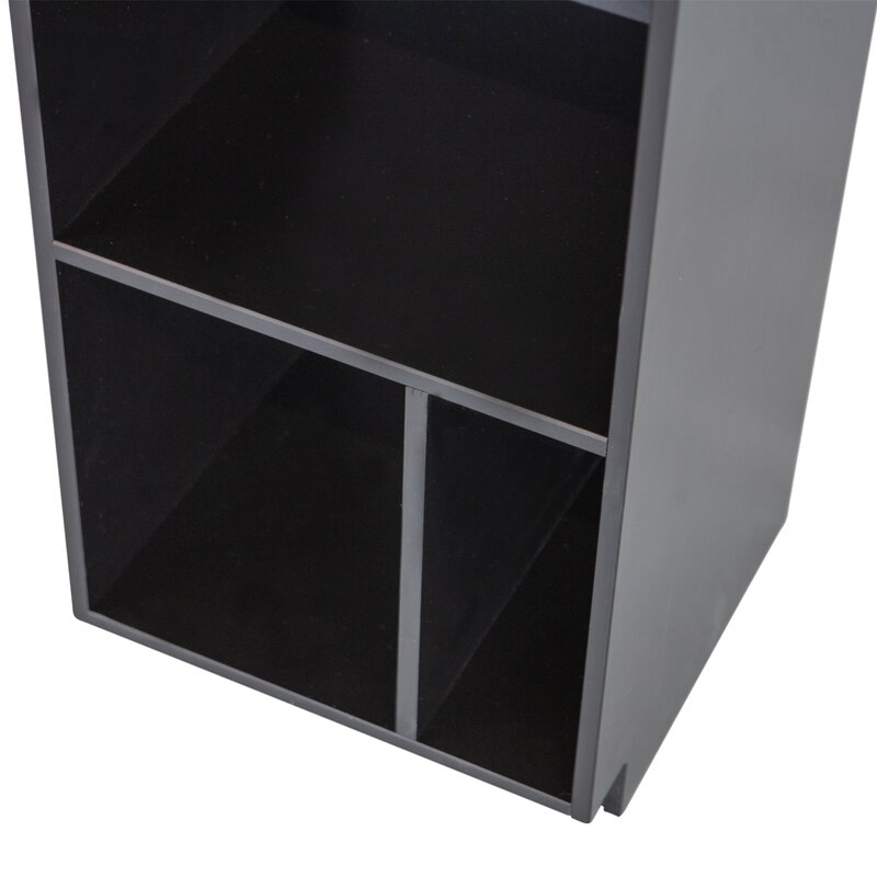 WOOOD-collectie FINCA OPEN VAKKENKAST 40CM GRENEN DIEPZWART [fsc]