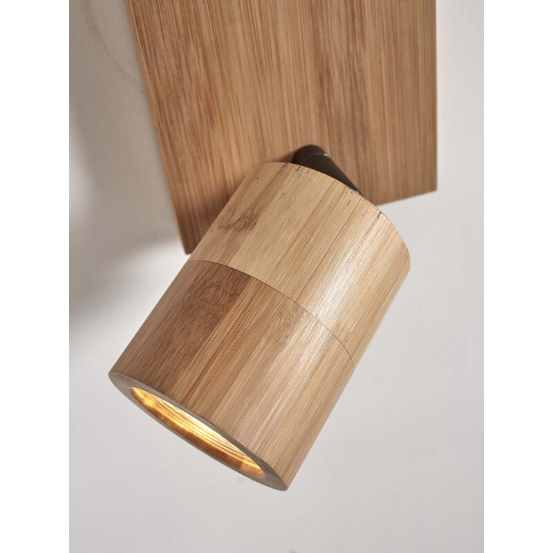 Good&Mojo-collectie Ceiling spotlight Java bamboo 22x12xh.13cm/2xGU10 - natural