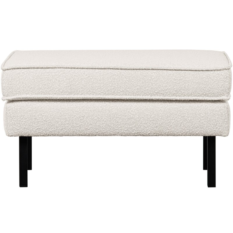 WOOOD-collectie Rodeo Hocker Op Poten Bouclã‰ Naturel