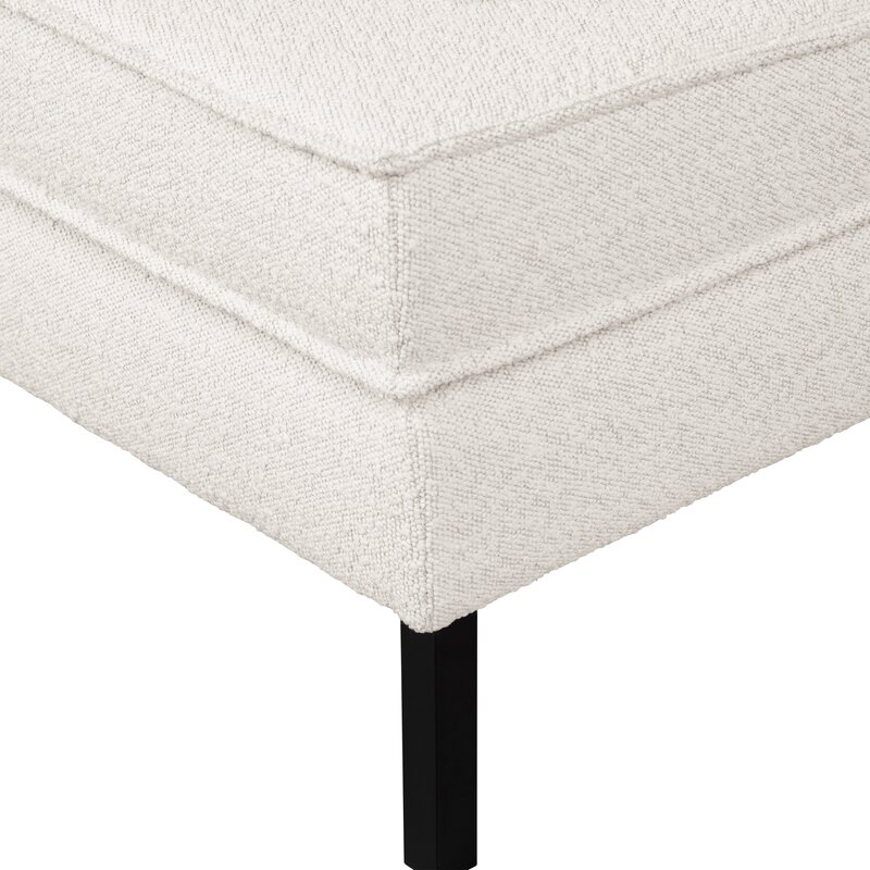 WOOOD-collectie Rodeo Hocker Op Poten Bouclã‰ Naturel