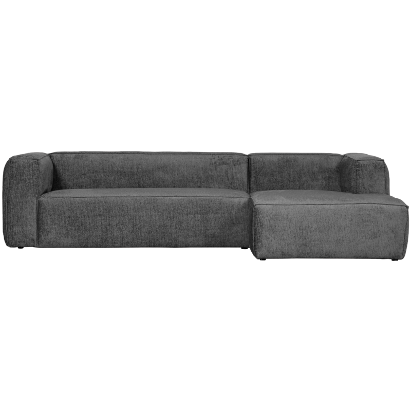 WOOOD-collectie Bean Hoekbank Rechts Structure Velvet Cloud Sky