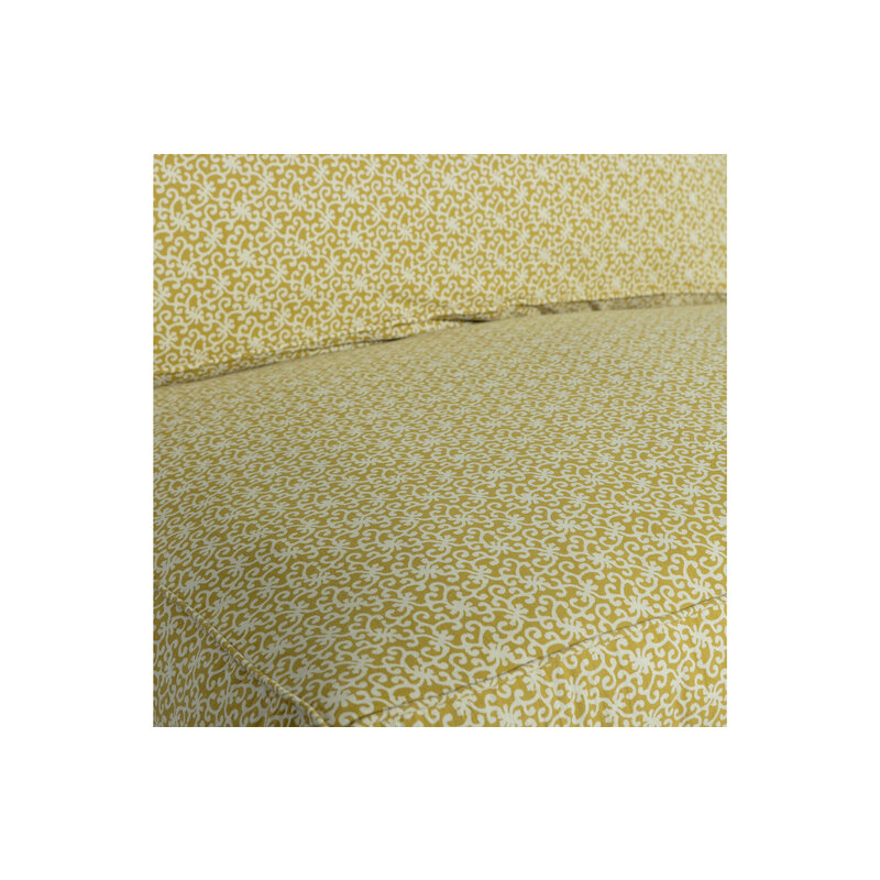 WOOOD-collectie Set - Snooze Seat-/back Cushion With Print 90cm Ochre - Copy