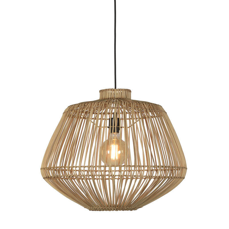 Good&Mojo-collectie Hanging lamp Madagascar rattan dia.60xh.50cm - natural