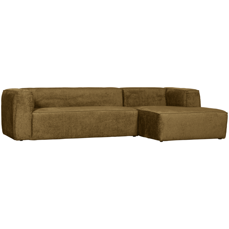WOOOD-collectie Bean Hoekbank Rechts Structure Velvet Spices