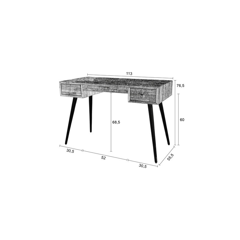 STUDIO DEENS-collectie Desk Table Leo