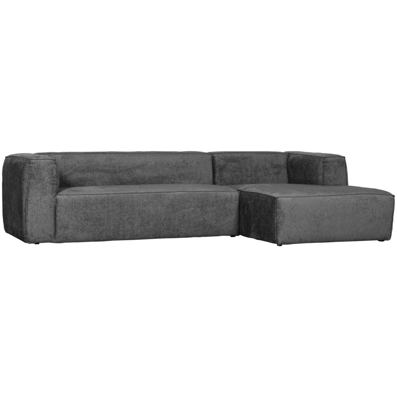 WOOOD-collectie Bean Hoekbank Rechts Structure Velvet Cloud Sky