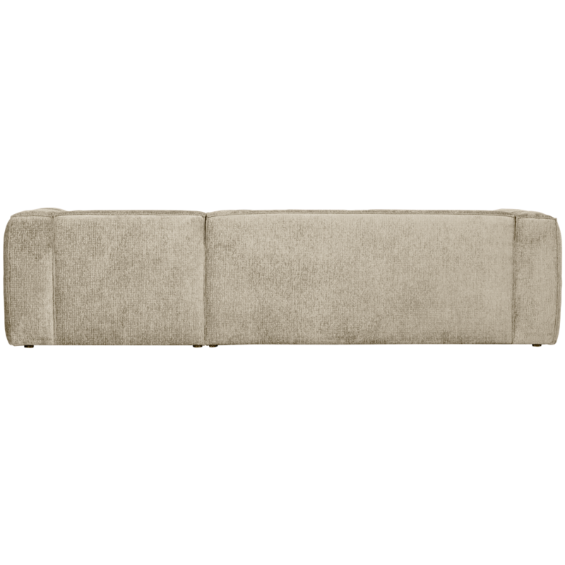 WOOOD-collectie Bean Hoekbank Rechts Structure Velvet Buttermilk