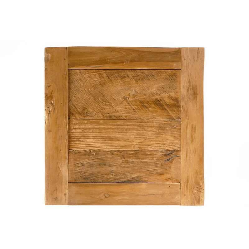 Bazar Bizar-collectie Reclaimed Teak Bijzettafel  Naturel