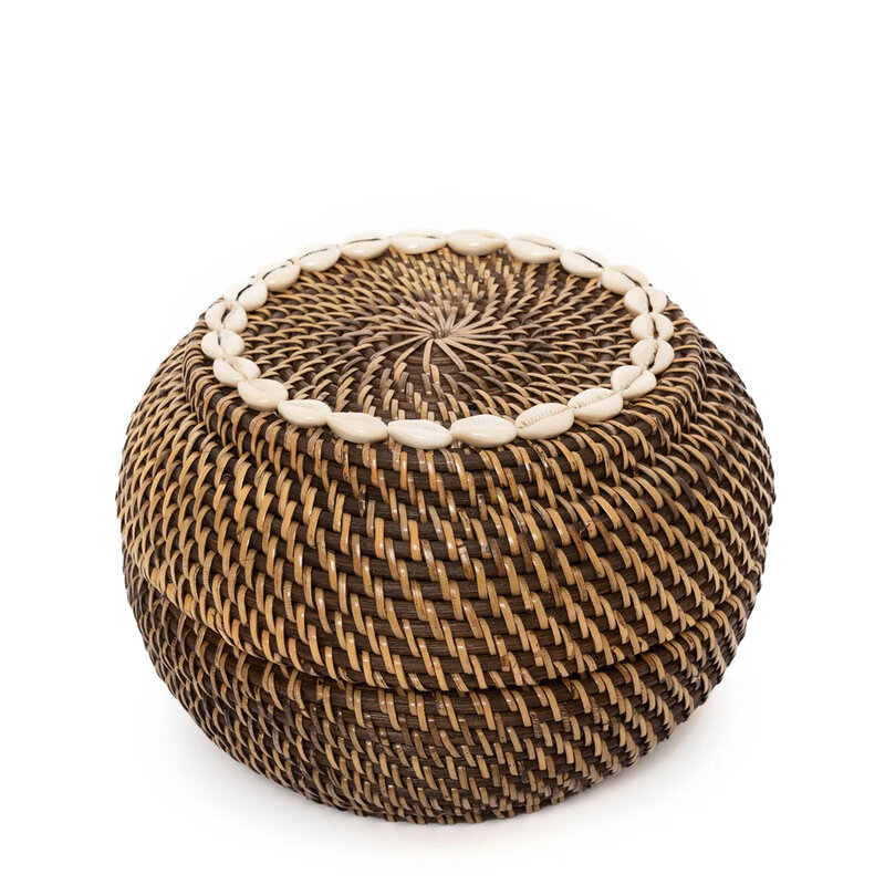 Bazar Bizar-collectie Colonial PeekaBoo Mand  Naturel Bruin  M