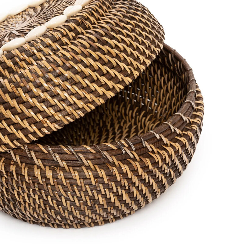 Bazar Bizar-collectie Colonial PeekaBoo Mand  Naturel Bruin  M