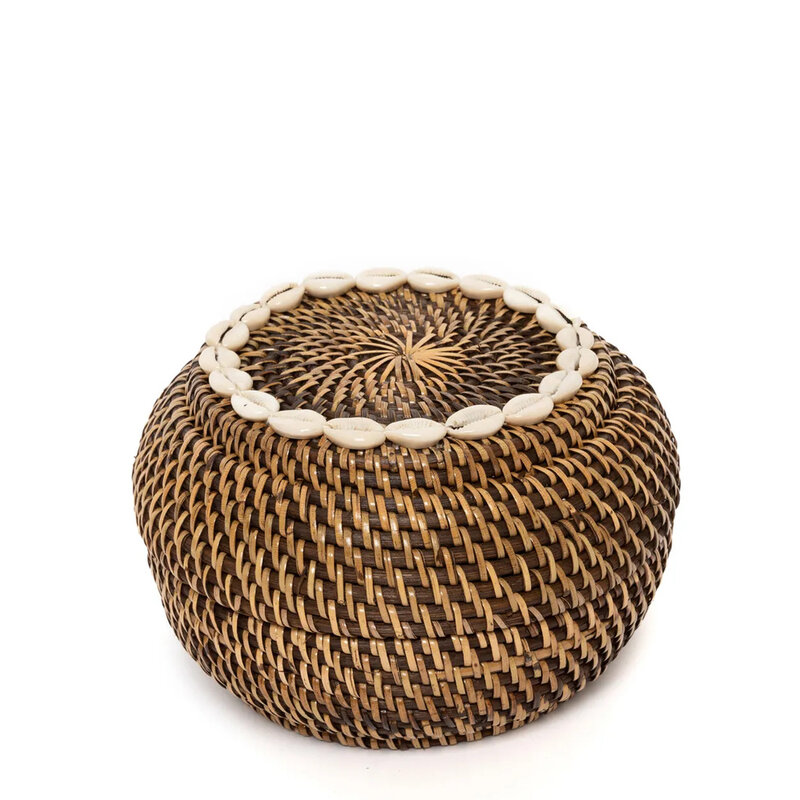 Bazar Bizar Colonial PeekaBoo Basket  Natural Brown  S
