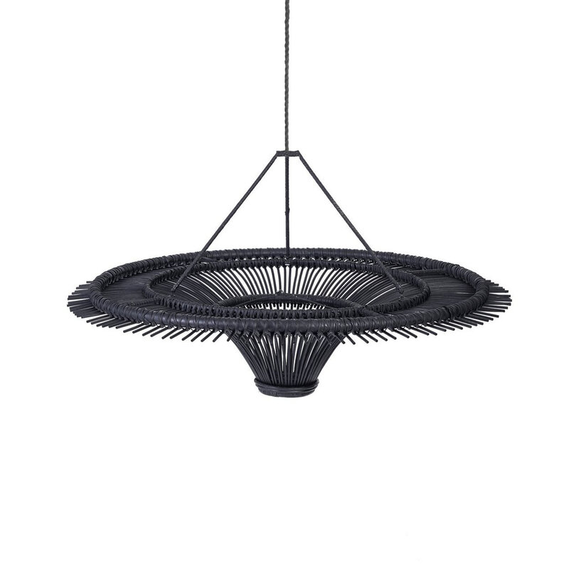 Bazar Bizar Sky Hanglamp  Zwart  L