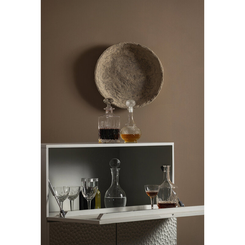 WOOOD-collectie CARVED ORGANIC DRANKKAST MIST