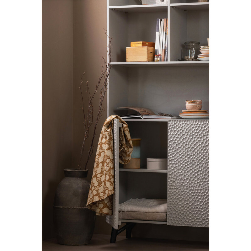 WOOOD-collectie CARVED ORGANIC 2-DEURS OPBERGKAST MIST