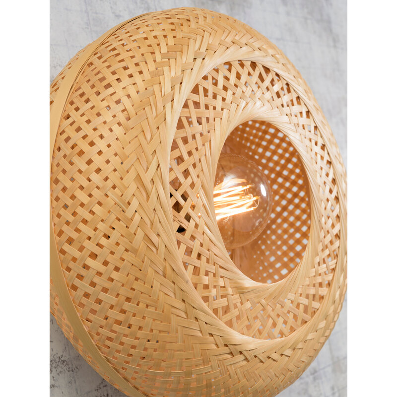 Good&Mojo-collectie Wall lamp Palawan bamboo 40x15cm natural - S