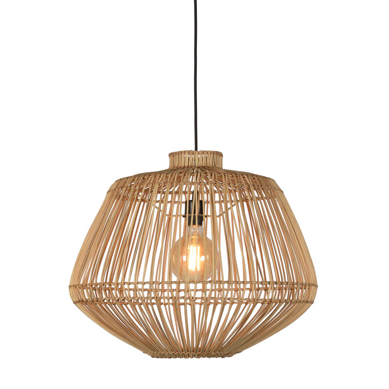 Good&Mojo-collectie Hanging lamp Madagascar rattan dia.60xh.50cm - natural