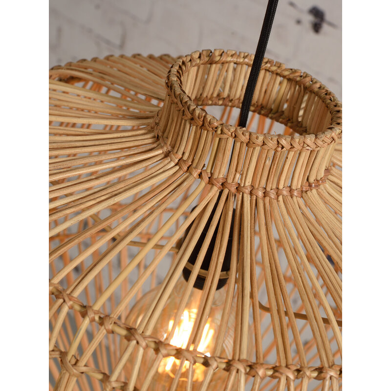 Good&Mojo-collectie Hanging lamp Madagascar rattan dia.60xh.50cm - natural