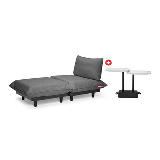 Fatboy Paletti daybed Rock Grey incl brick table