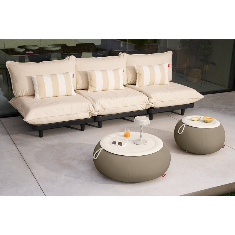 Fatboy-collectie Dumpty Outdoor opblaasbare salontafel Ash