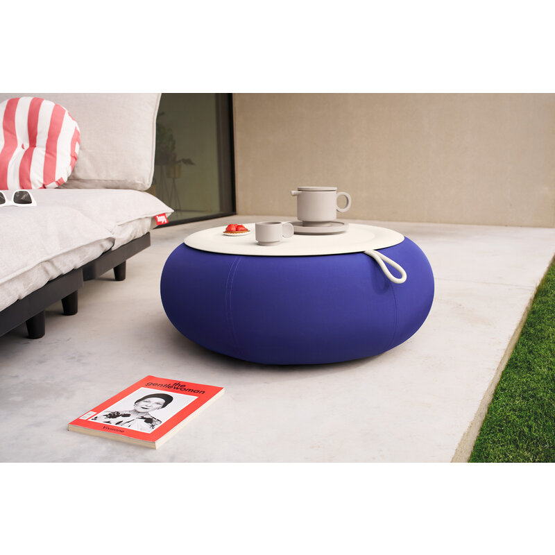 Fatboy-collectie Dumpty Outdoor opblaasbare salontafel Yves Blue