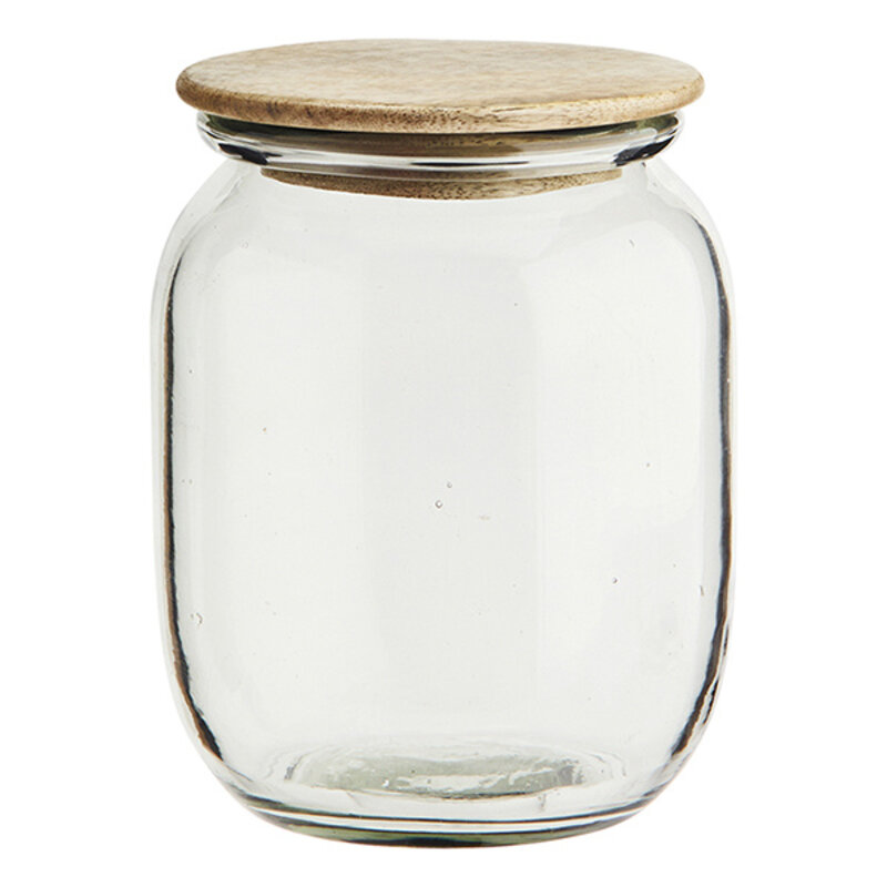 Madam Stoltz-collectie Glass jar w/ lid