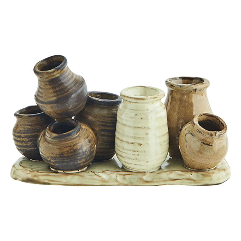 Madam Stoltz-collectie Ornament met minivaasjes