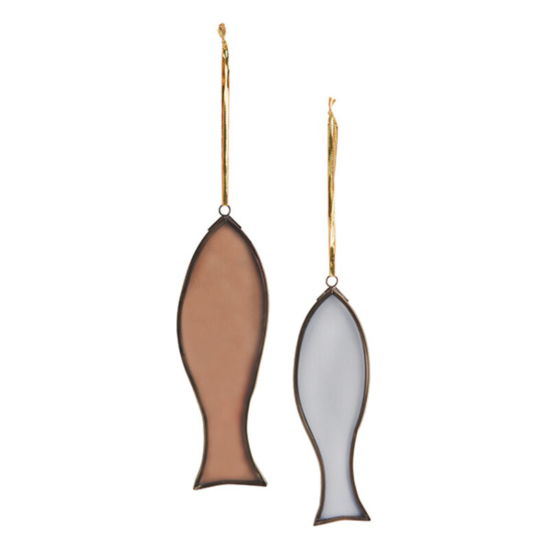 Madam Stoltz-collectie Hanging glass fish