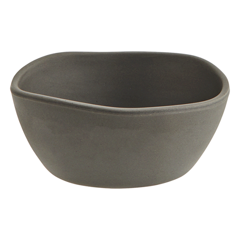 Madam Stoltz-collectie Melamine schaaltje donkergrijs