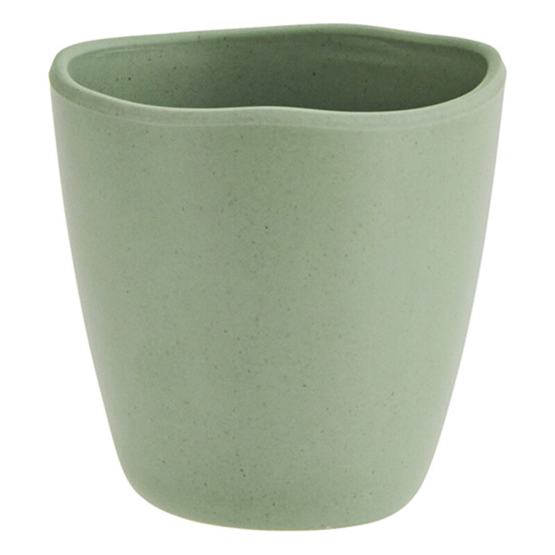 Madam Stoltz-collectie Melamine cup Matt basil green