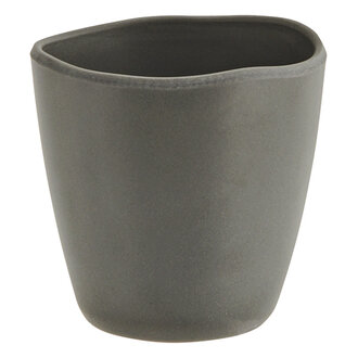 Madam Stoltz Melamine cup Matt dark grey