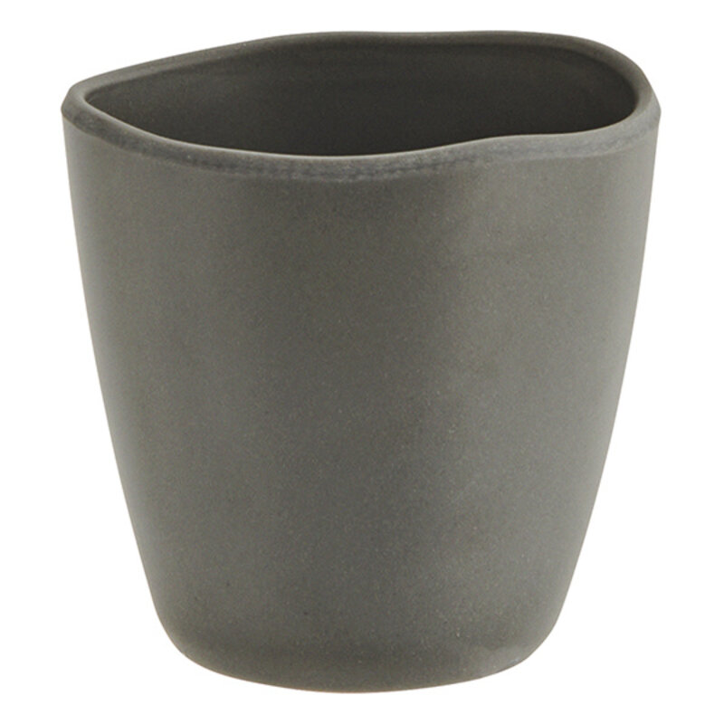Madam Stoltz-collectie Melamine cup Matt dark grey