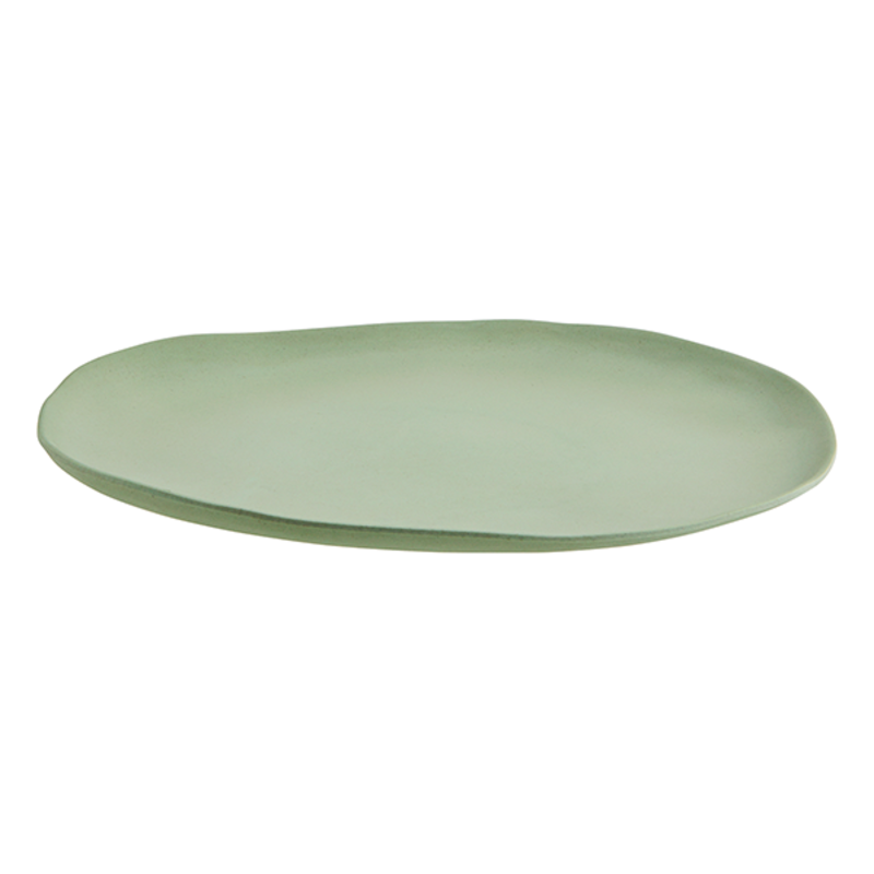 Madam Stoltz-collectie Melamine bord 27,5cm groen