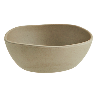 Madam Stoltz Melamine bowl Matt taupe
