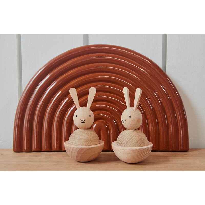 OYOY LIVING Tray Ceramic Rainbow