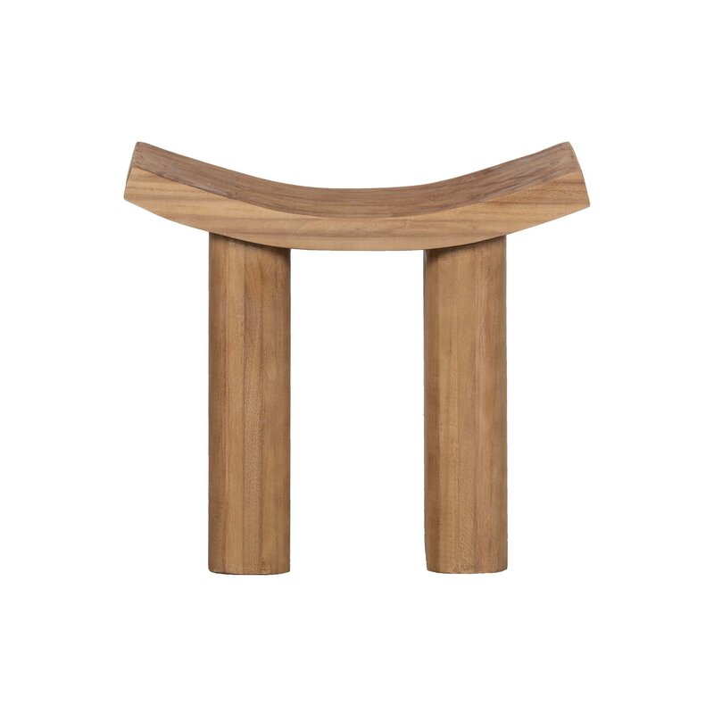 WOOOD-collectie Japan Stool Wood Natural
