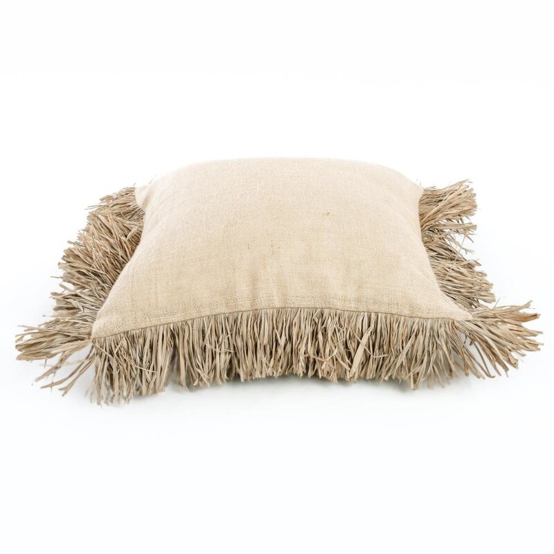 Bazar Bizar The Jute Bonita Cushion Cover - Natural - 60x60