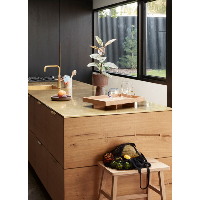 Hübsch-collectie Ground Stool Natural