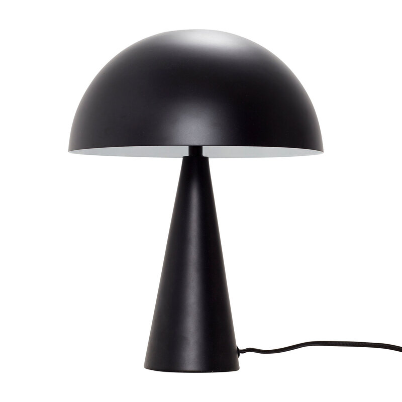 Hübsch-collectie Mush Table Lamp Mini Black