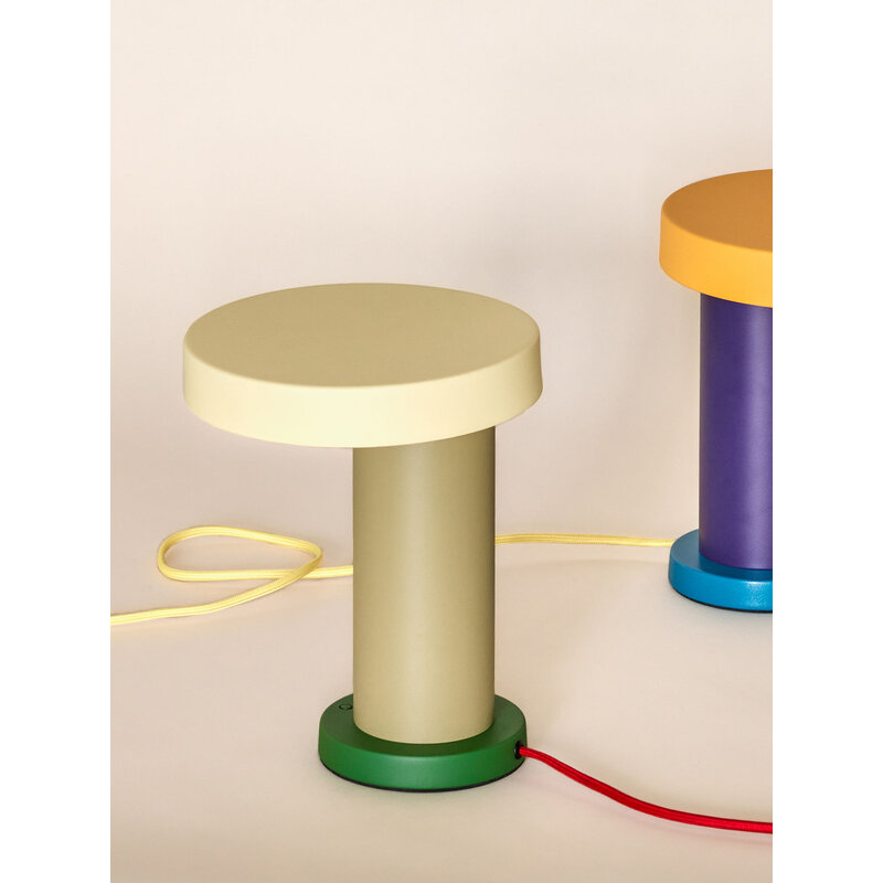 Hübsch-collectie Magic Table Lamp Green/Olive