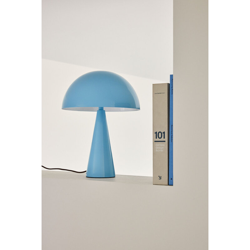 Hübsch-collectie Mush Table Lamp Mini Light blue