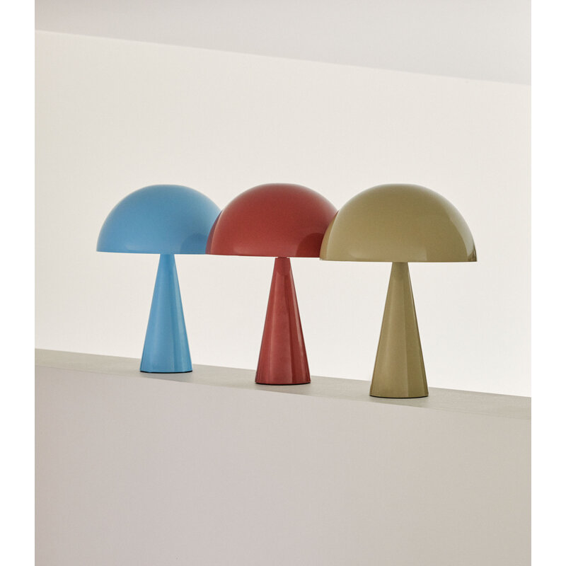 Hübsch-collectie Mush Table Lamp Mini Light blue