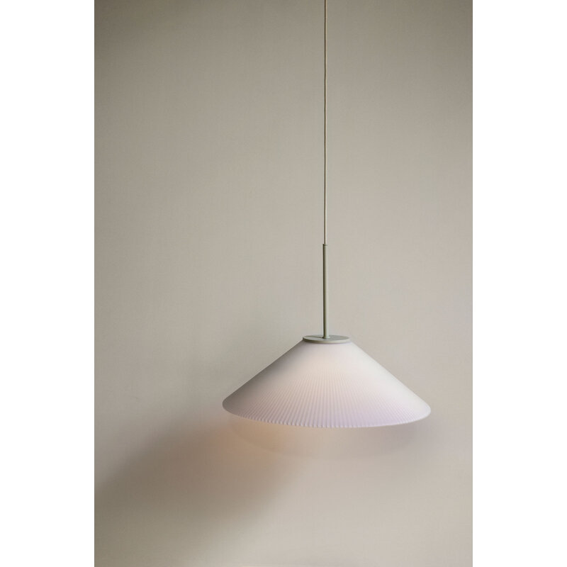 Hübsch-collectie Solid Pendant Lamp White/Sand