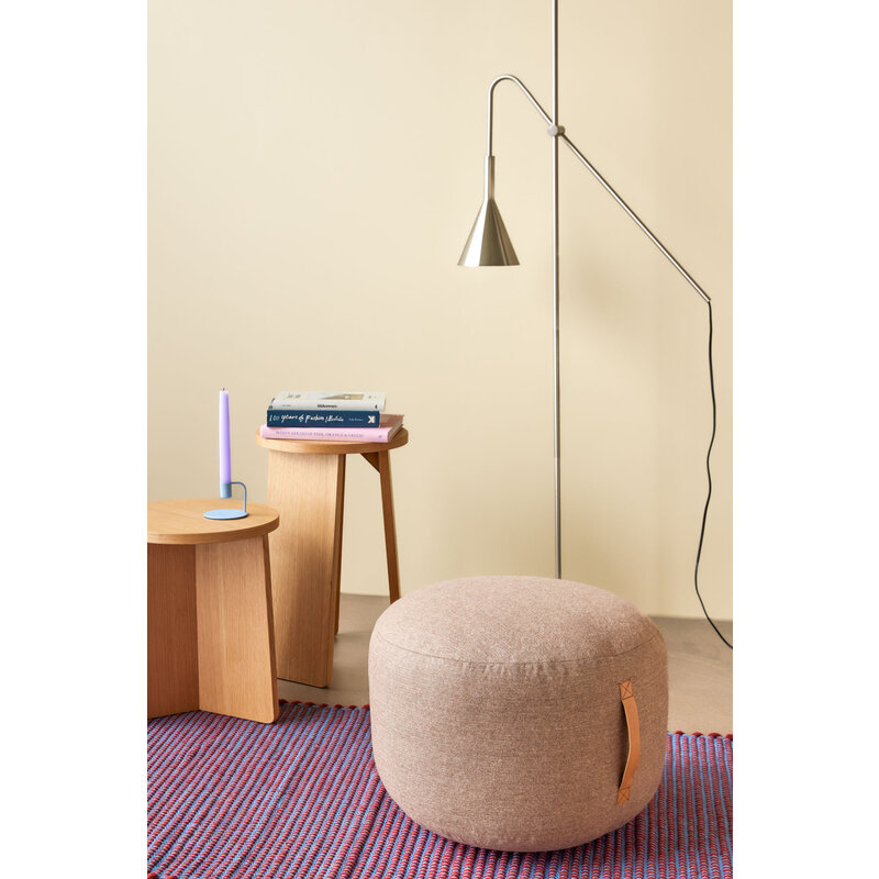 Hübsch-collectie Split kruk Triple Naturel