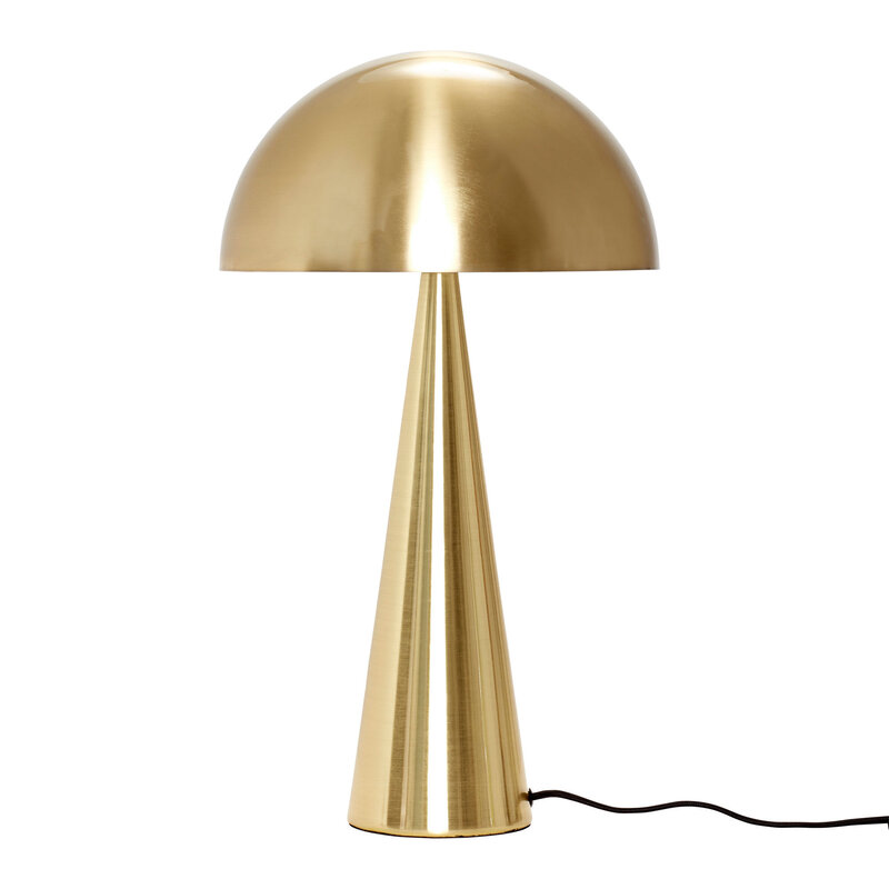 Hübsch-collectie Mush Table Lamp Tall Brass