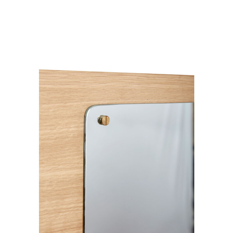 Hübsch-collectie Split Mirror Magnetic Natural