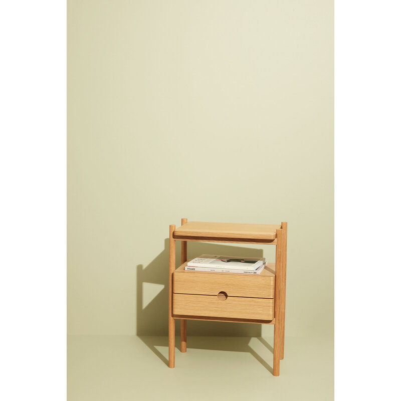 Hübsch-collectie Appeal Bedside Table Natural