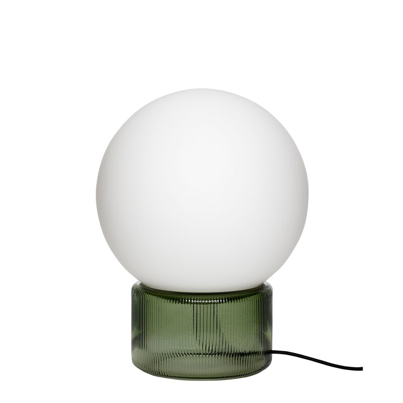 Hübsch-collectie Sphere Table Lamp Green